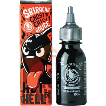 Omáčka FLYING GOOSE Chilli omáčka extra pikantní, Sriracha Ghost 100ml