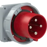 PC Electric 644-6 přívodka vestavná 4-pólová, 125A / 400V, 6h, IP67, přímá, příruba 120x120mm, POWER T