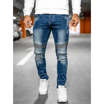 Tmavě modré pánské džíny slim fit Bolf MP007BS - 29/S