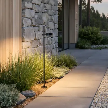 Lampička Euluna LED podlahová lampa Tessa, černá, hliník, výška 100 cm černý LED 7 W celkem - Doprava zdarma