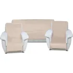 Bellatex Korall micro 2+1 - 150 × 200 cm + 2x 65 × 150 cm - béžová