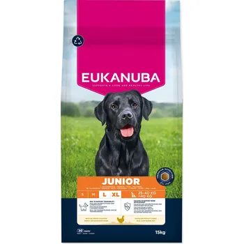 Krmivo EUKANUBA Junior Large rich in fresh chicken 15kg-KS