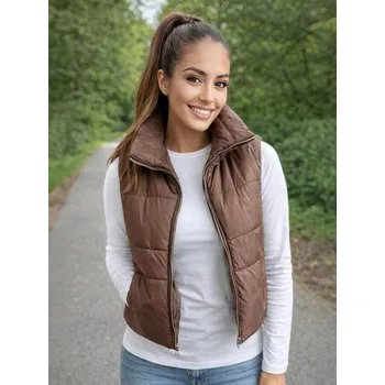 Dámská vesta Dámská croptop vesta chocco , VELIKOST UNI ( XS, S, M )