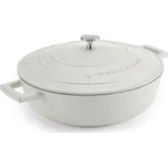 MasterClass indukční nepřilnavý hrnec, 28 cm, 4 l, krémový