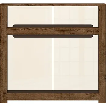 Komoda Black Red White Ruso KOM2D2S Dub april, Perlový lesk