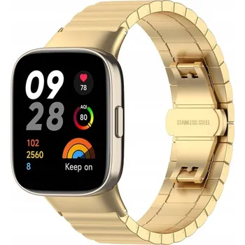 Náramek OCELOVÝ ŘEMÍNEK NÁRAMEK ŘEMÍNEK PRO XIAOMI REDMI WATCH 3 ELEGANTNÍ