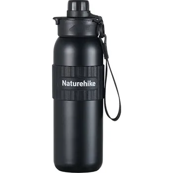 Termoska Naturehike Titanová termoska 600 ml, černá
