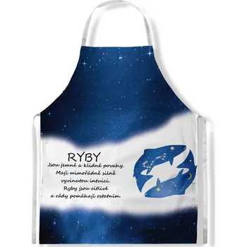 Kuchyňská zástěra Impar Ryby (21.1. - 20.3.) - modrá