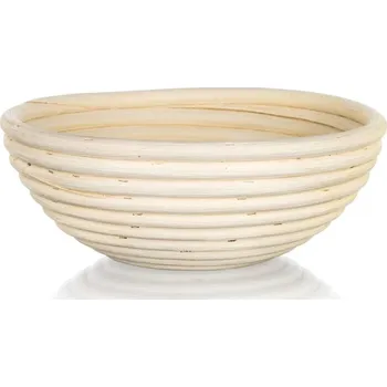 chlebník BANQUET NATURAL Ošatka 21 × 21 × 7,5 cm čtyřlístek kulatá na kynutí chleba