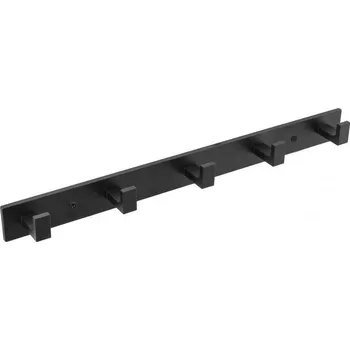 Věšák DuraHome Věšák nástěnný, 5 háčků, Tingo 51056, černý