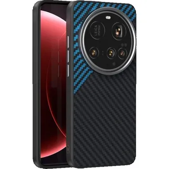 Pouzdro na mobilní telefon ABEEL 105741 ABEEL C CARBON Ochranný kryt pro Xiaomi 15 Ultra BLACK BLUE
