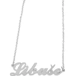 Ewena Řetízek z oceli se jménem Libuše stříbrný