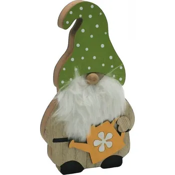 Velikonoční dekorace GOBA Velikonoční dekorace - Skřítek s konví, 19 cm