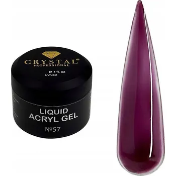 Lak na nehty Liquid Acryl Gel #57 15 ml CRYSTAL PROFESSIONAL Gel pro posílení nehtů
