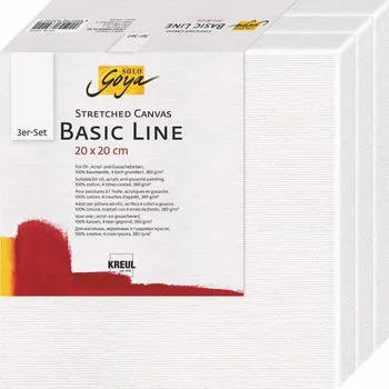 KREUL Basic Line 20 x 20 cm - sada 3 ks