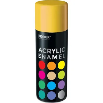 Barva ve spreji Biodur Akrylový email ve spreji - žlutá 400 ml/RAL 1023
