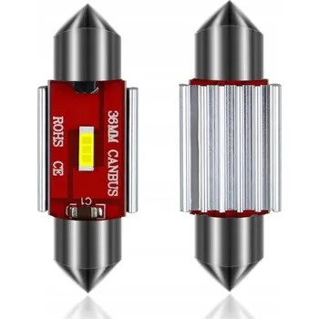 Povinná bezpečnostní výbava Rabel LED CSP QH autožárovka 36 mm Canbus C3W C5W C10W SV8,5 bílá + stabilizátor