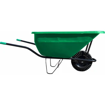 Kolečko J.A.D. TOOLS kolečko hospodářské 180 l, nafukovací kolo, zelené