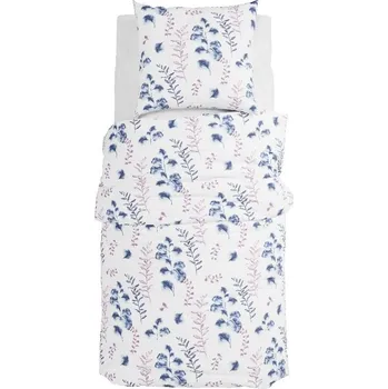 Povlečení GRUND Povlečení EUCALIPTA 140 × 220 cm, 70 × 90 cm modré