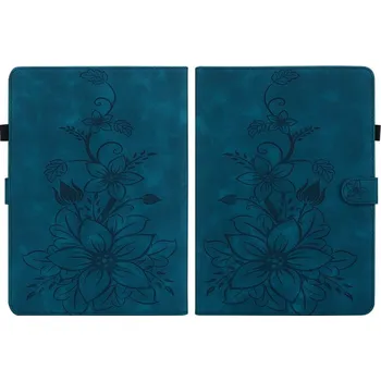 Pouzdro na tablet VSECHNONAMOBIL 99225 ART LILY Zaklápěcí pouzdro Amazon Kindle Paperwhite 2024 modré