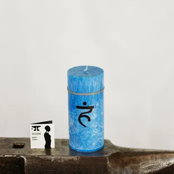 Solná lampa Krční čakra - Bez svícnu