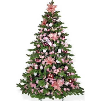 LAALU Vánoční stromek zdobený - PRINCEZNA ANNA, 135 ks ozdob, 270 cm