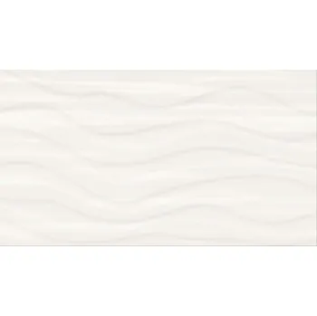 Obklad OBKLAD SOFT ROMANTIC WHITE SATIN WAVE STRUCTURE 29,8X59,8
