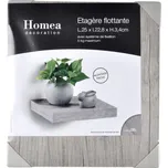 Homea Nástěnná police OAK, MDF, 25 cm