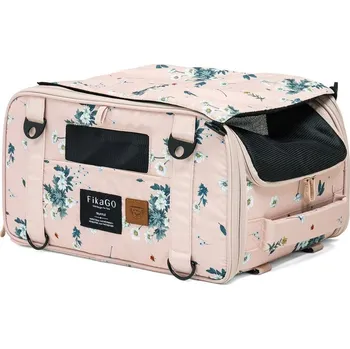 Taška pro psa a kočku Fikago Nosič cestovní pro psy a kočky Truffle Arctic Flowers
