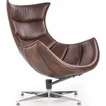 Relaxační křeslo LUXOR hnědé