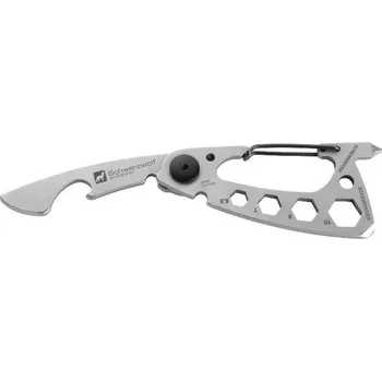 Multifunkční nůž Schwarzwolf Burundi multifunkční nářadí 10 funkcí stříbrné