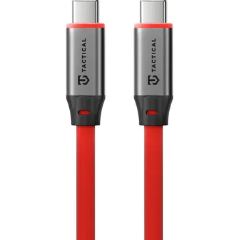 Datový kabel Tactical Fat Man 2.0 Cable USB-C/USB-C 1m Red