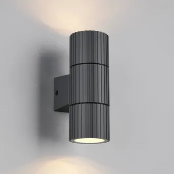 Venkovní osvětlení Trio Lighting Venkovní nástěnné svítidlo Parana, antracitová barva, výška 16 cm, kov, 2 2 x 5 W LED - Doprava zdarma