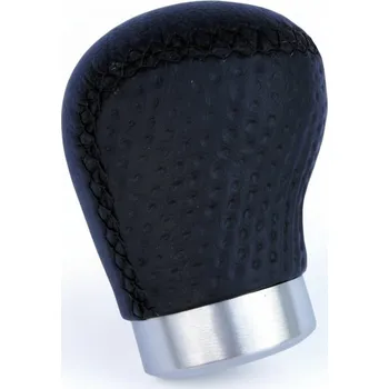 Hlavice řadicí páky PREXIM rukojeť řadicí páky kožená dvoufunkční černá