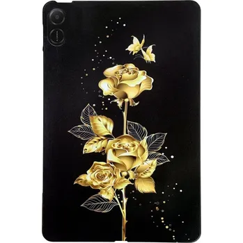 Pouzdro na tablet VSECHNONAMOBIL 91110 ART TPU Ochranný kryt pro Honor Pad X8a GOLDEN ROSE