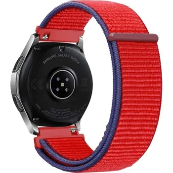 Příslušenství k chytrým hodinkám Eternico Airy Universal Quick Release 20mm Chilli Red and Blue edge