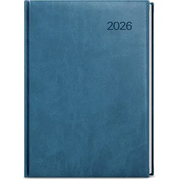 Diář BALOUŠEK TISK Adam Vivella denní 2026, petrolejový, B6, 14,3 × 20,5 cm