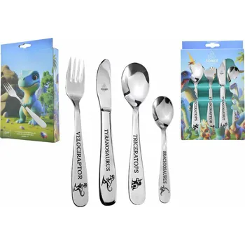 Příbor TONER DINO Dětský příbor 4 ks