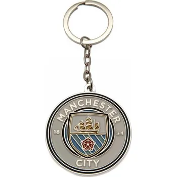 Manchester City FC: Crest - přívěsek na klíče