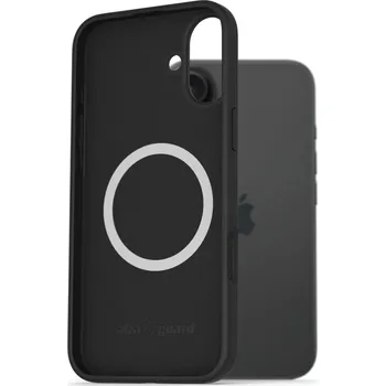 Pouzdro na mobilní telefon AlzaGuard Silicone Case Compatible with Magsafe pro iPhone 16 Plus černý