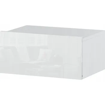 Noční stolek Noční stolek Stiv-Meble bílý lesk 1 šuplík 45x32 cm