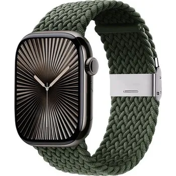 Řemínek na hodinky Řemínek Crong pro Apple 3mm zelený