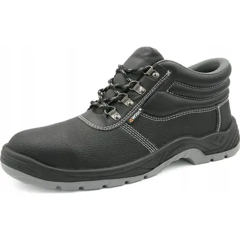 Pracovní obuv PRACOVNÍ KOTNÍKOVÁ OBUV BEZPEČNOSTNÍ OCHRANNÁ OBUV BOZP OCELOVÁ ŠPIČKA KOŽENÉ VEL 44