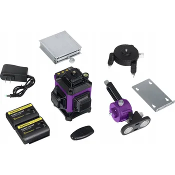 Měřící laser Křížový laser s vodováhou Ermenrich PRO LN35 4D, 2 horizontální, 2 vertikální, 16 linií, 30 m