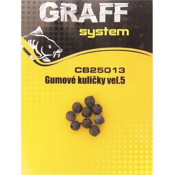 Volný čas Graff Gumové kuličky Velikost 5, 4 × 10 ks