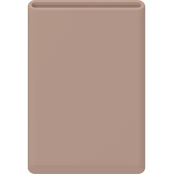 Pouzdro na mobilní telefon AlzaGuard Premium Silicone Wallet Compatible with Magsafe - béžová