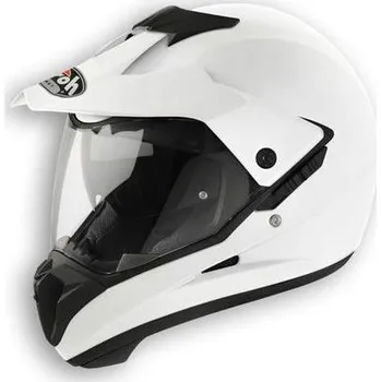 Helma na motorku AIROH S5 COLOR S514 - enduro bílá ,vel.S