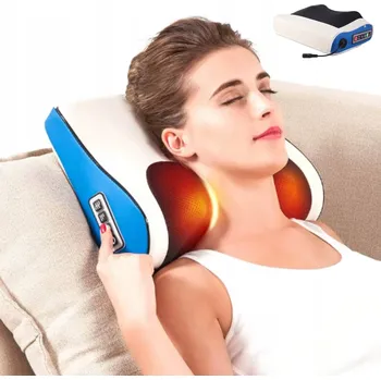 Masážní přístroj Masážní Přístroj na záda, krk, šíji – Polštář Shiatsu s funkcí vyhřívání