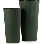 Sada 2 květináčů URBANICA ECO zelená