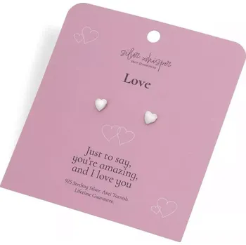 Náušnice HOT DIAMONDS Silver Whisper SWE001 (Ag 925/1000; 0,64 g)